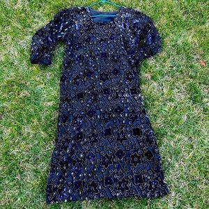 Sexy sequined dress nice black long maxi dress PRICE DROP